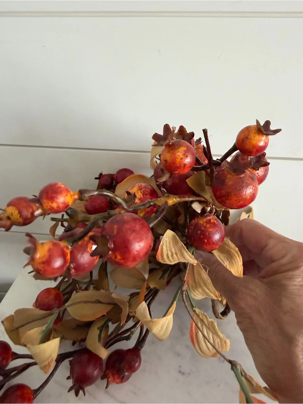 Faux Crabapple Stems Bundle of 7